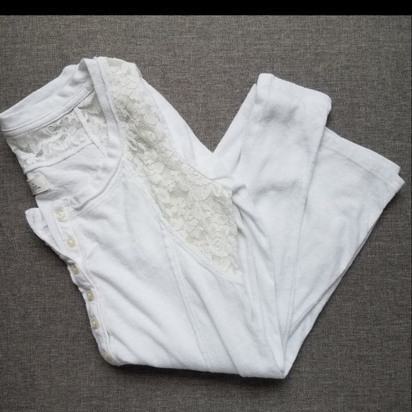 🍋3/$30 Gilly Hicks White Lace Long Sleeve  NWOT - Picture 8 of 8